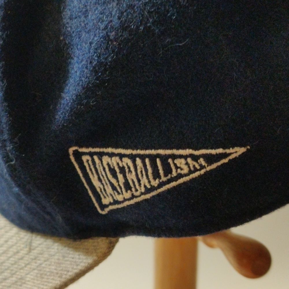 AMERICANISM BASEBALL American Favorite pastime 7 1/2 Sized Hat Red/White/Blue - Picture 3 of 8